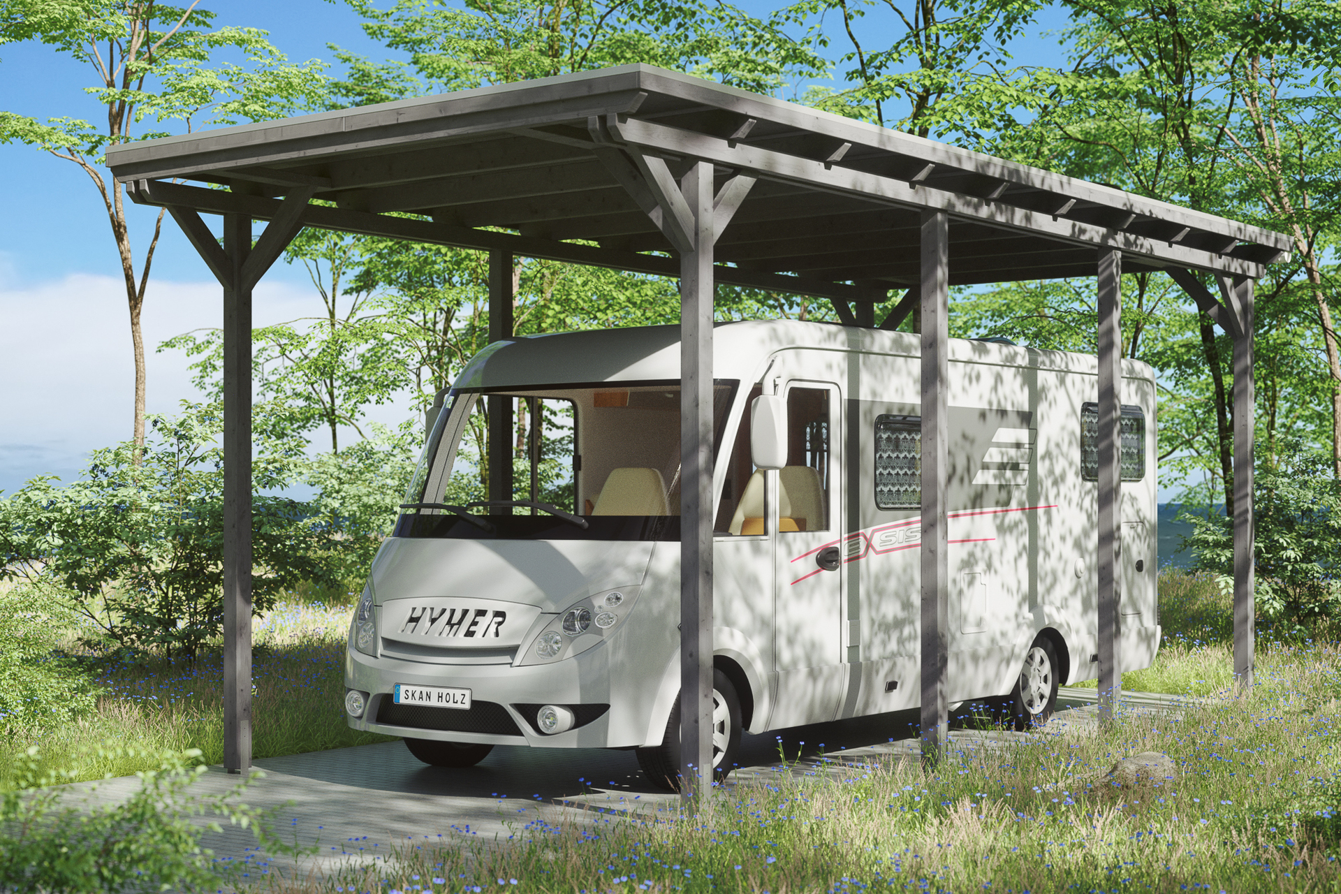 Caravan-Carport Emsland 1 Caravan-Carport Emsland