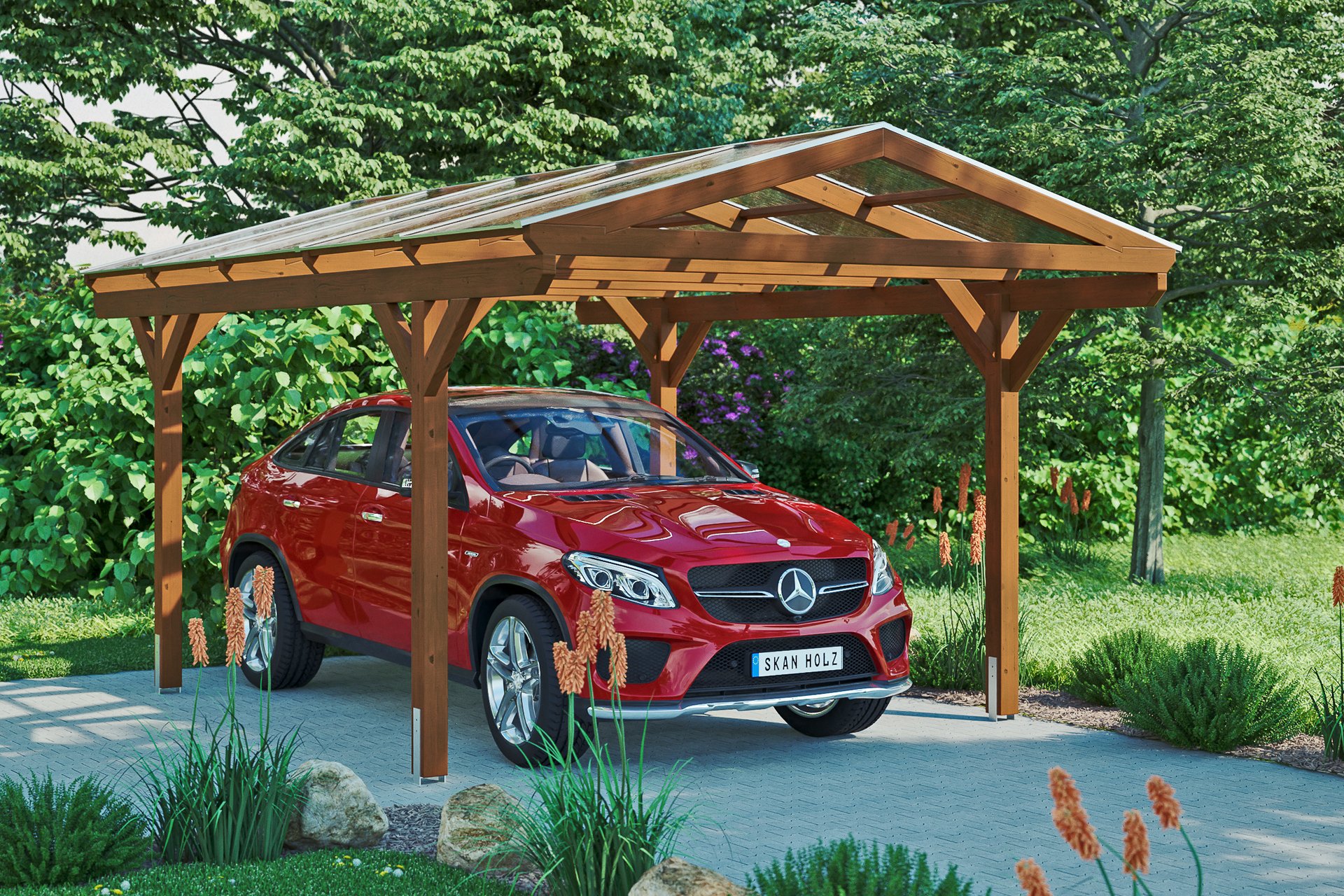 Carport Westerwald 1 Carport Westerwald