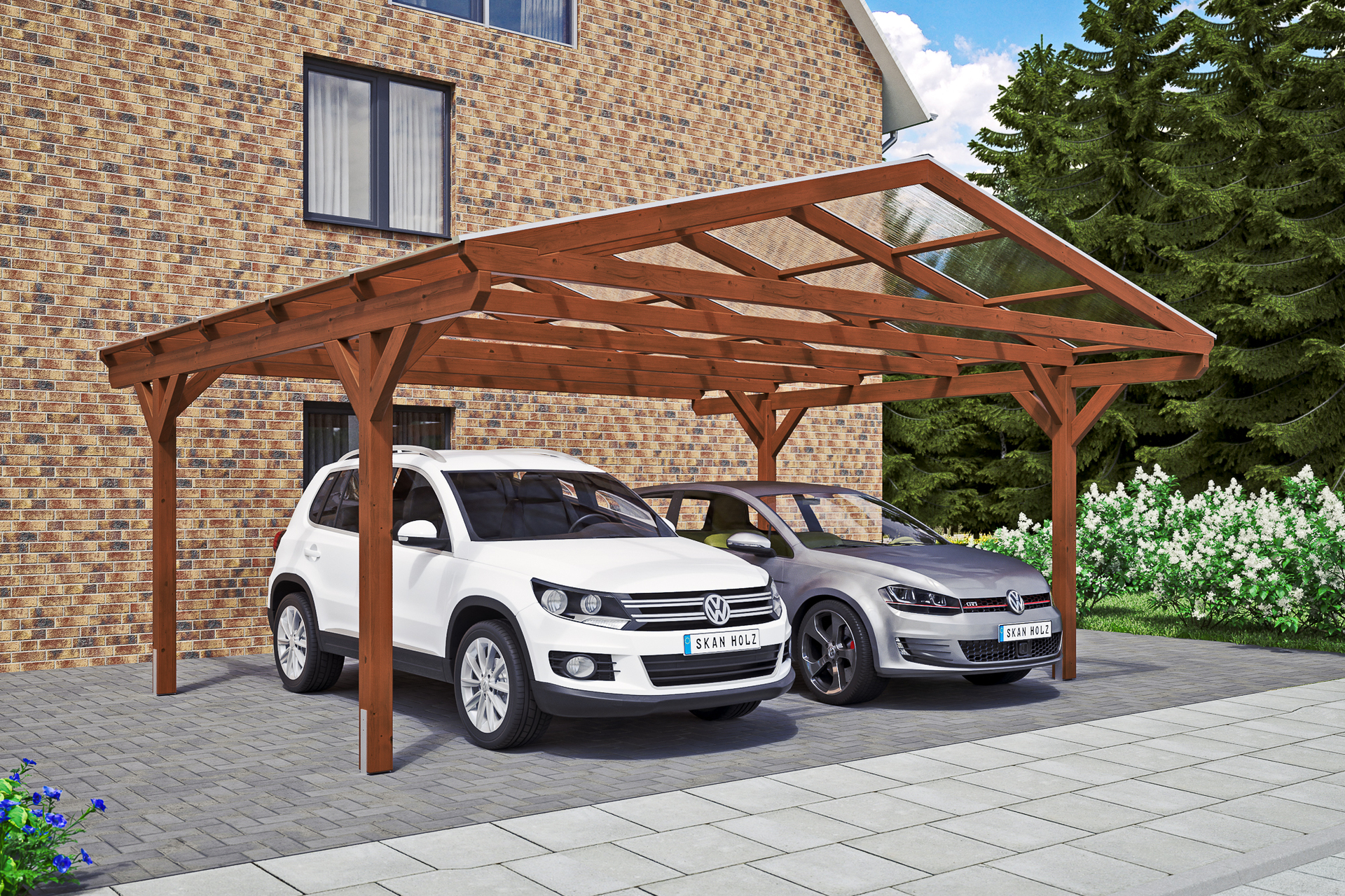 Carport Westerwald 1 Carport Westerwald