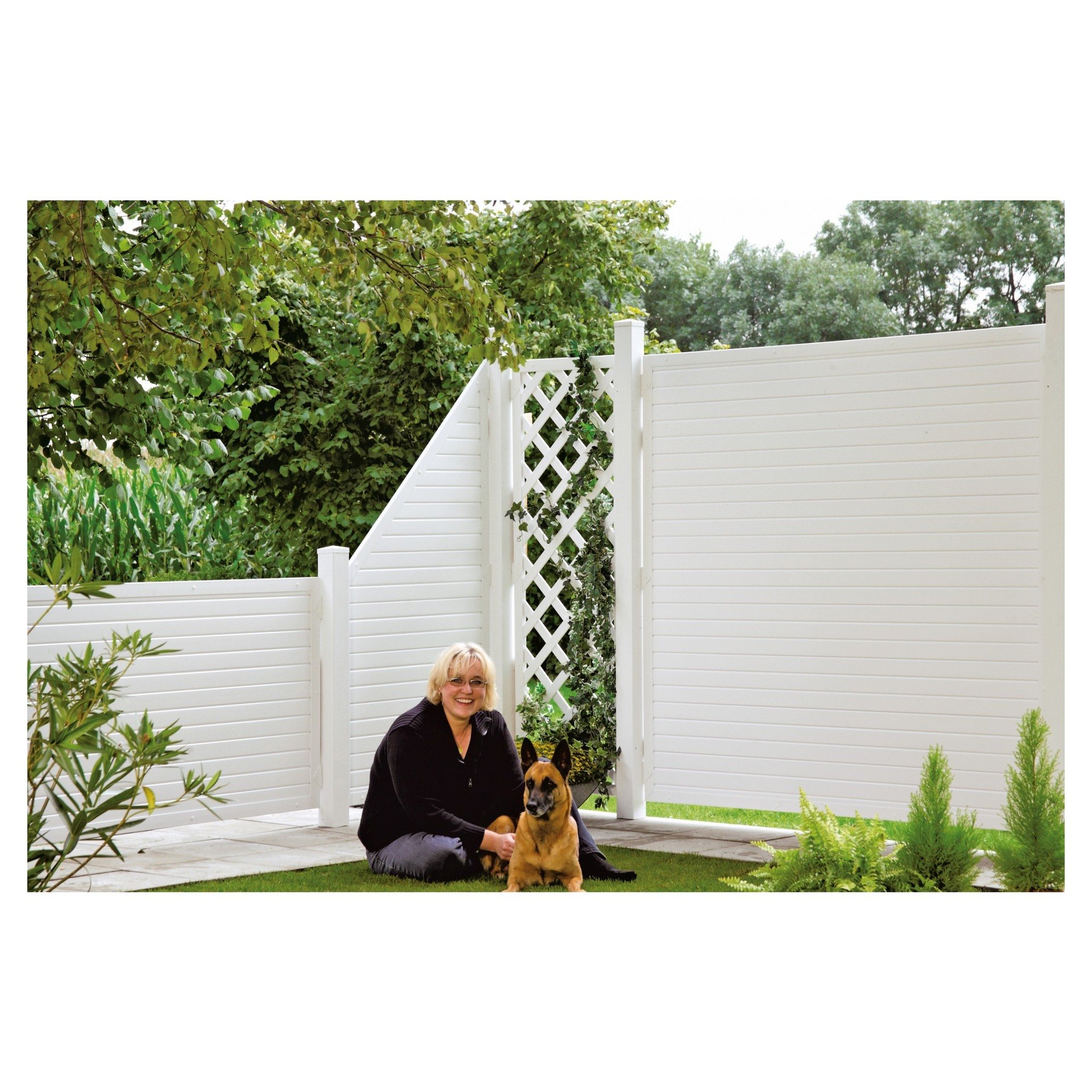 LIGHTLINE KS-Zaunelement 90x180/90 cm 1 LIGHTLINE KS-Zaunelement 90x180/90 cm