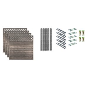 Sichtschutz Zaun-Set BOSTON