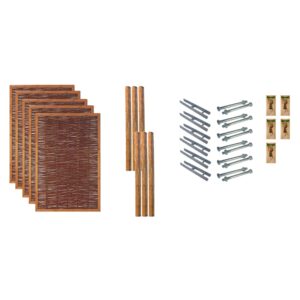 Sichtschutz Zaun-Set FRESNO