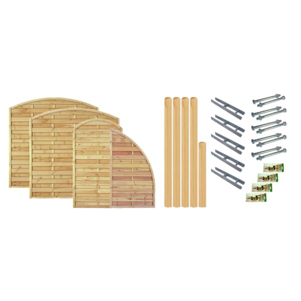 Sichtschutz Zaun-Set MADISON
