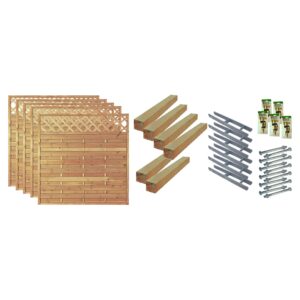 Sichtschutz Zaun-Set MEMPHIS