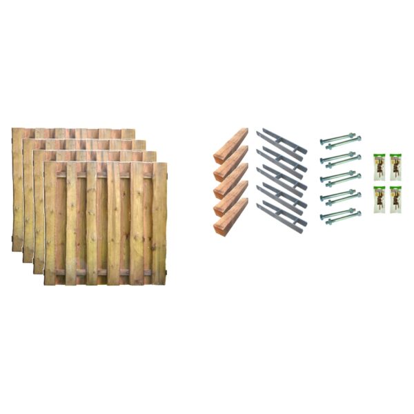 Sichtschutz Zaun-Set SEATTLE