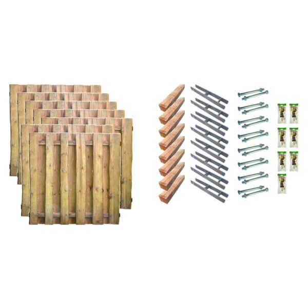 Sichtschutz Zaun-Set SEATTLE