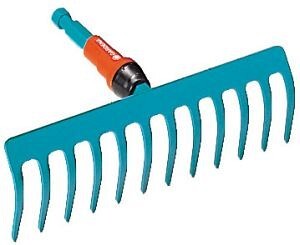 Combisystem-Kleinrechen 10 Zinken, 18,5 cm breit 1 Combisystem-Kleinrechen 10 Zinken, 18,5 cm breit