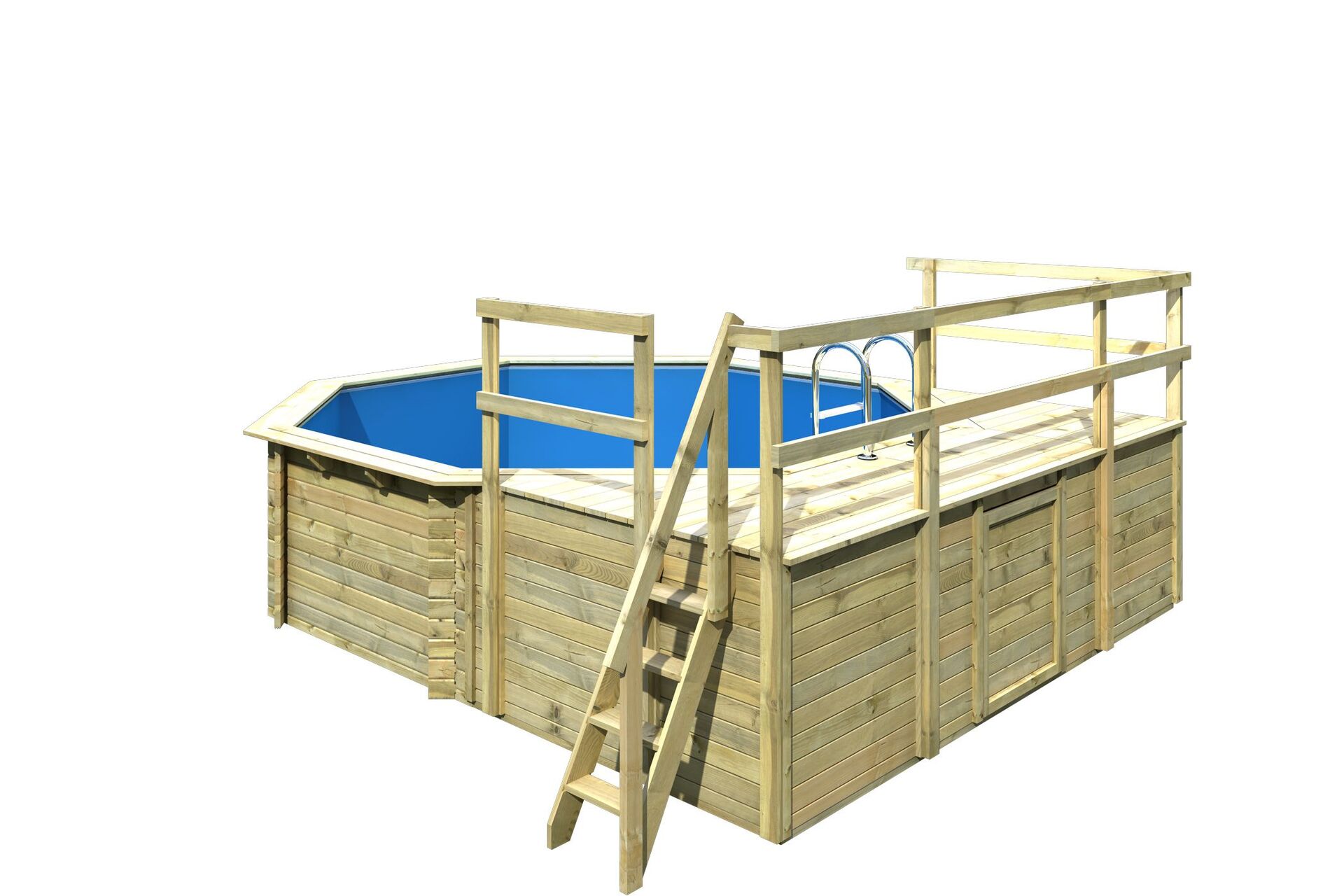 Holz-Pool Modell 2 1 Holz-Pool Modell 2