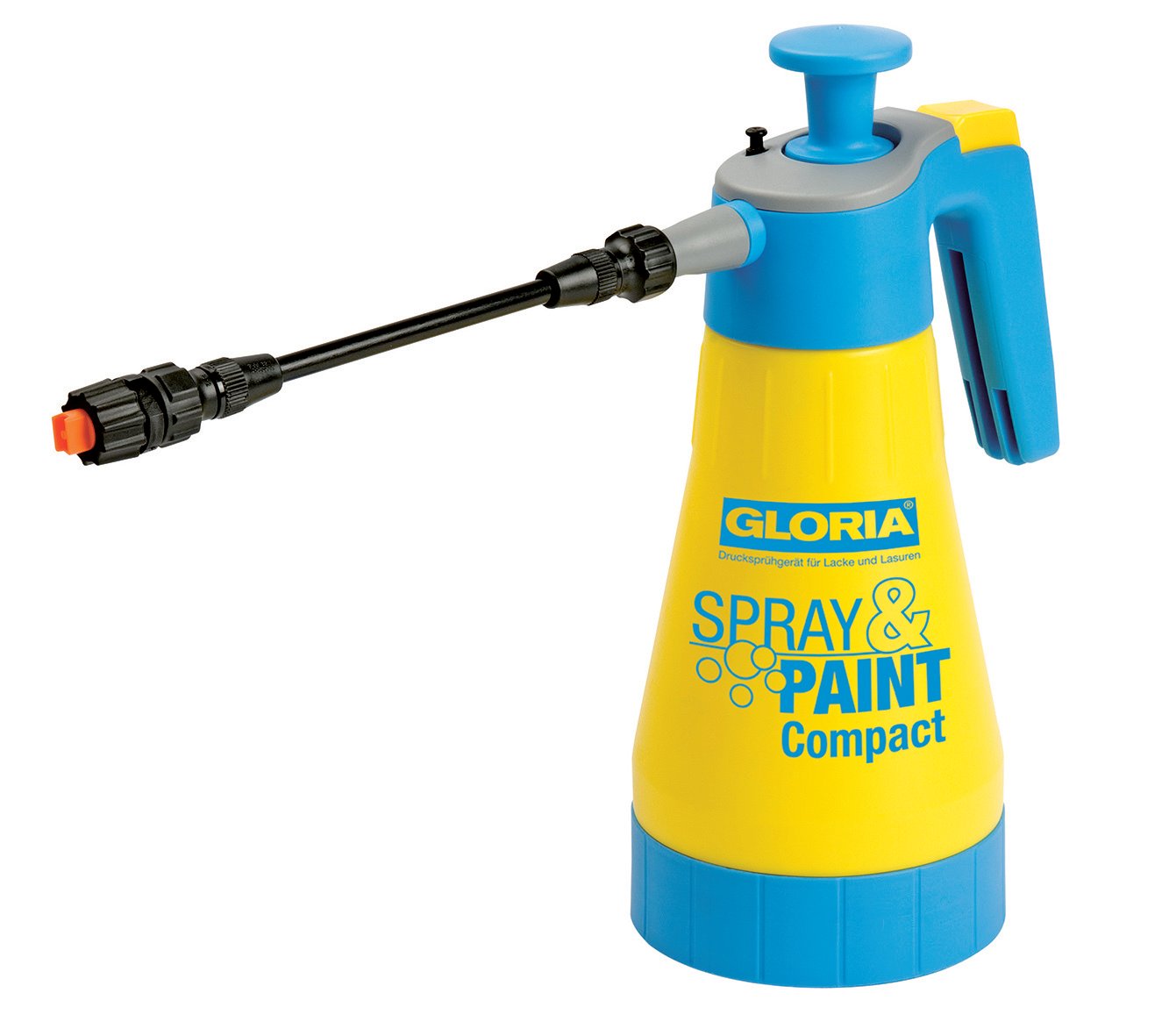 Farbsprüher Spray&Paint Compact, 1,25L für Lasuren/Lacke/Öle auf wasserbasis