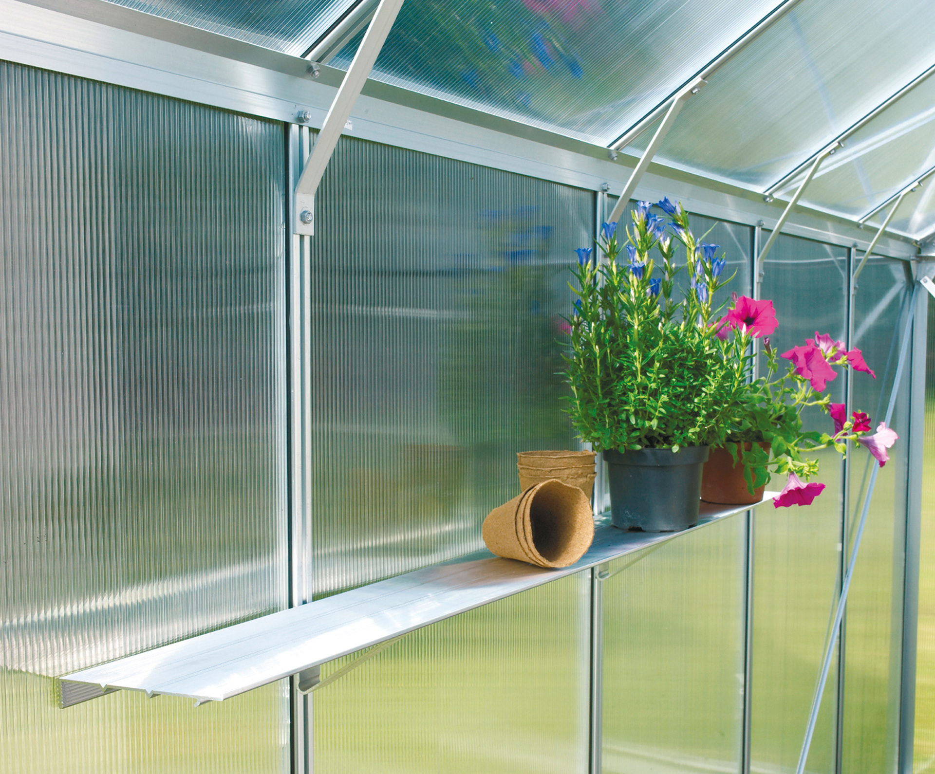 Alu-Wandregal 1 Alu-Wandregal