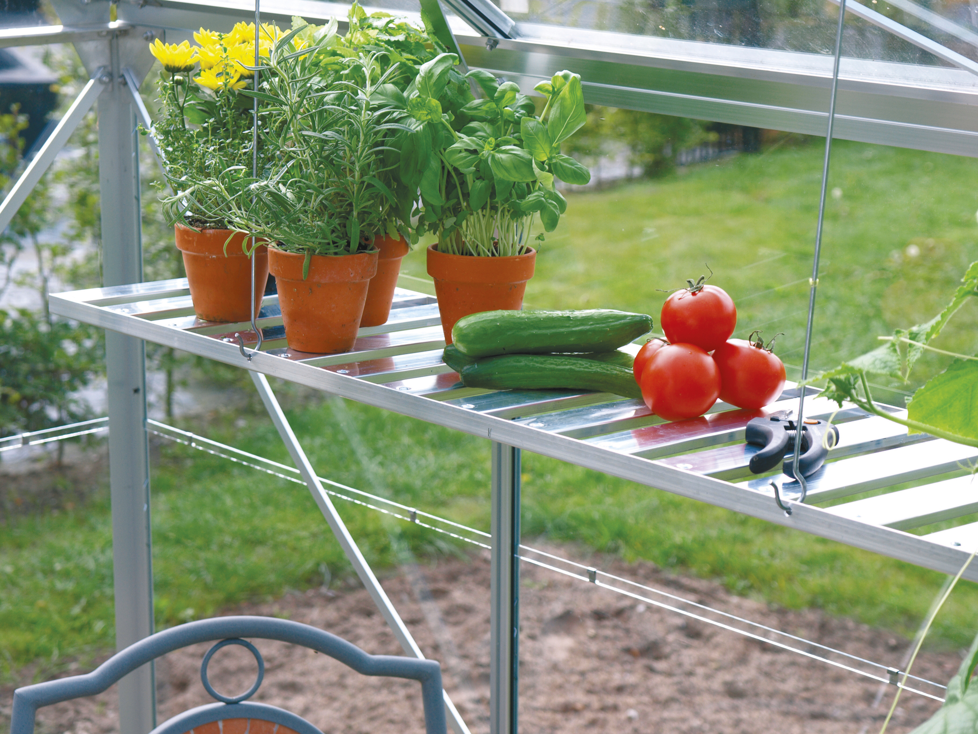 Aluregal abklappbar 1 Aluregal abklappbar