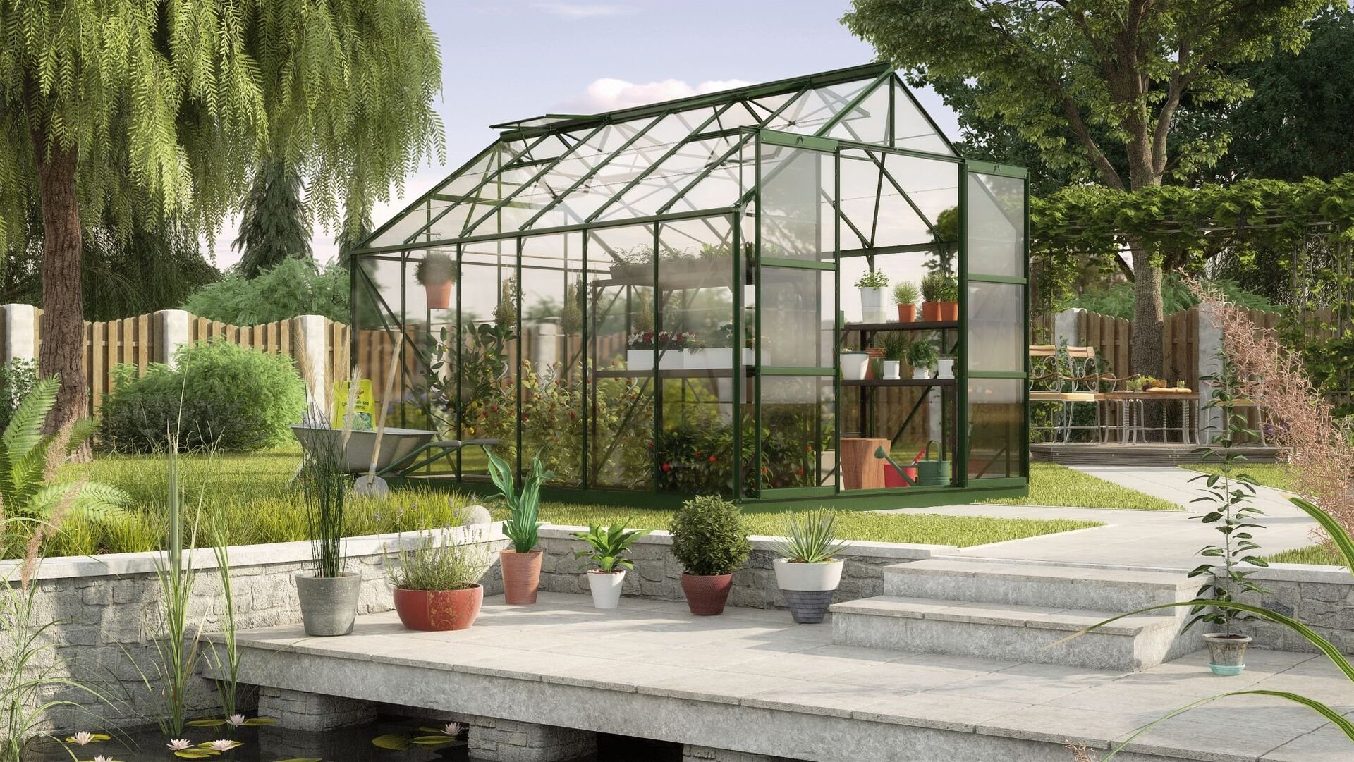 Gewächshaus Uranus 9900 1 Gewächshaus Uranus 9900