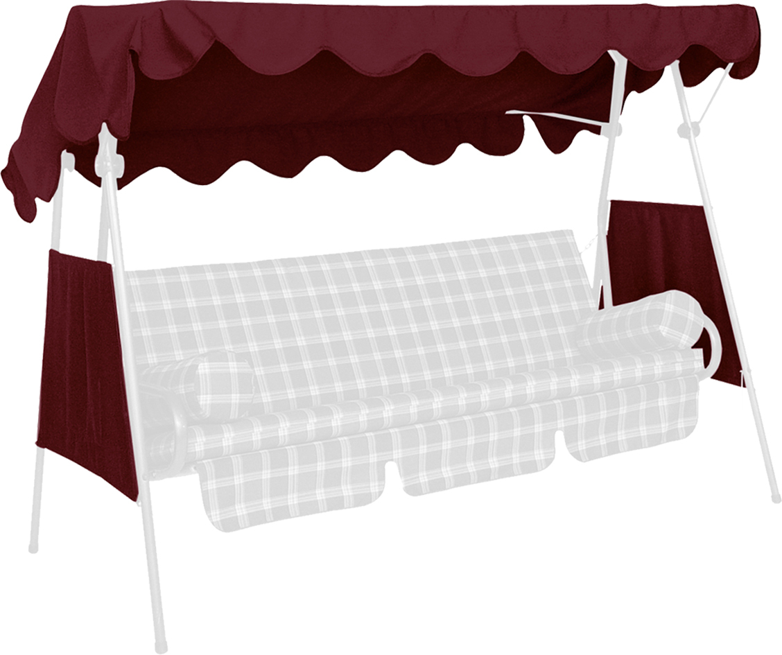 Sonnendach für 3-Sitzer Hollywoodschaukel PE-Gewebe 1 Sonnendach für 3-Sitzer Hollywoodschaukel PE-Gewebe