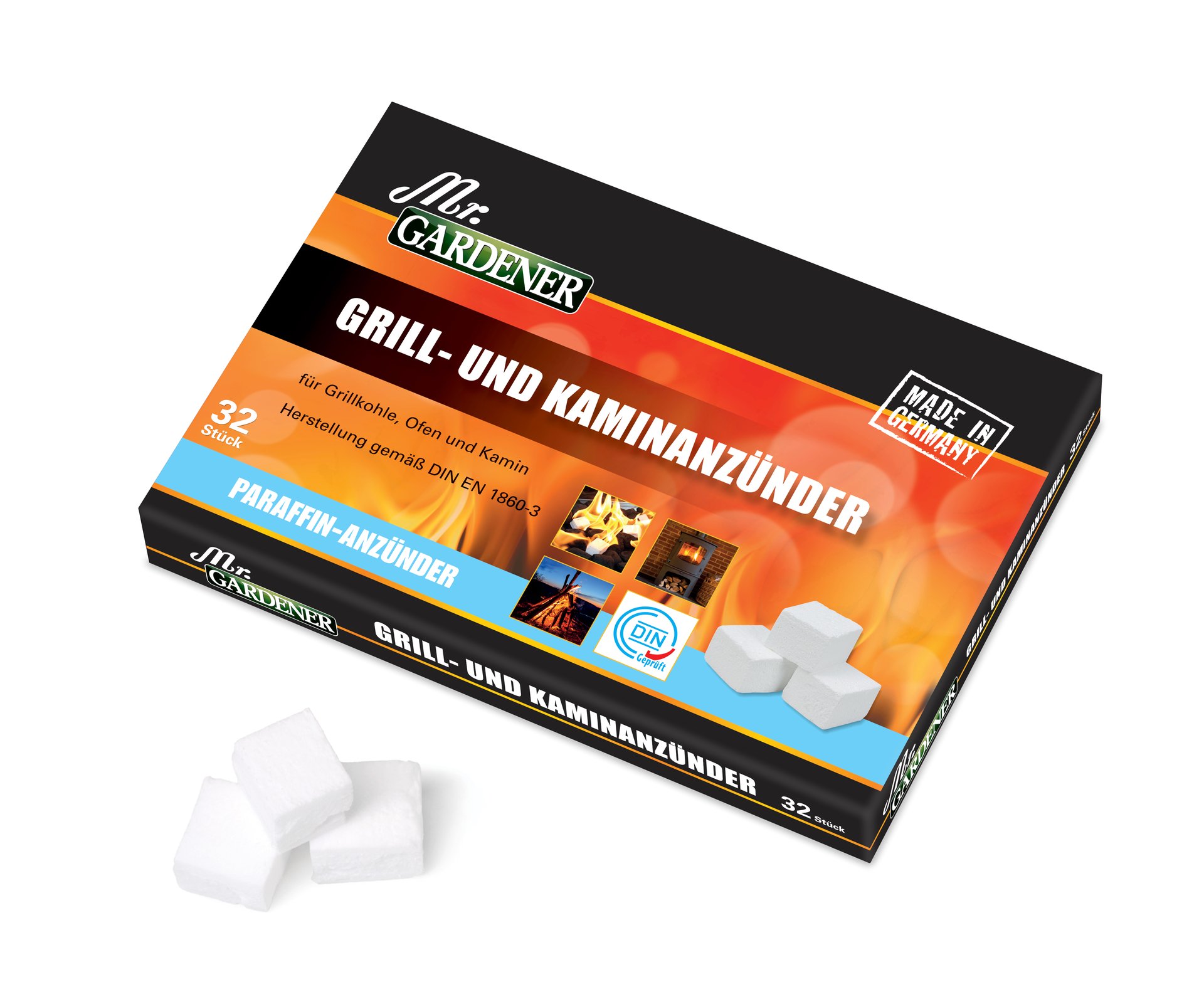 Anzündwürfel Paraffin-Basis 1 Anzündwürfel Paraffin-Basis