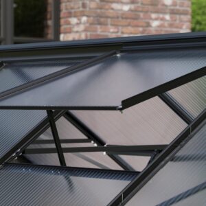 Alu Dachfenster für Gewächshaus, ohne Glas