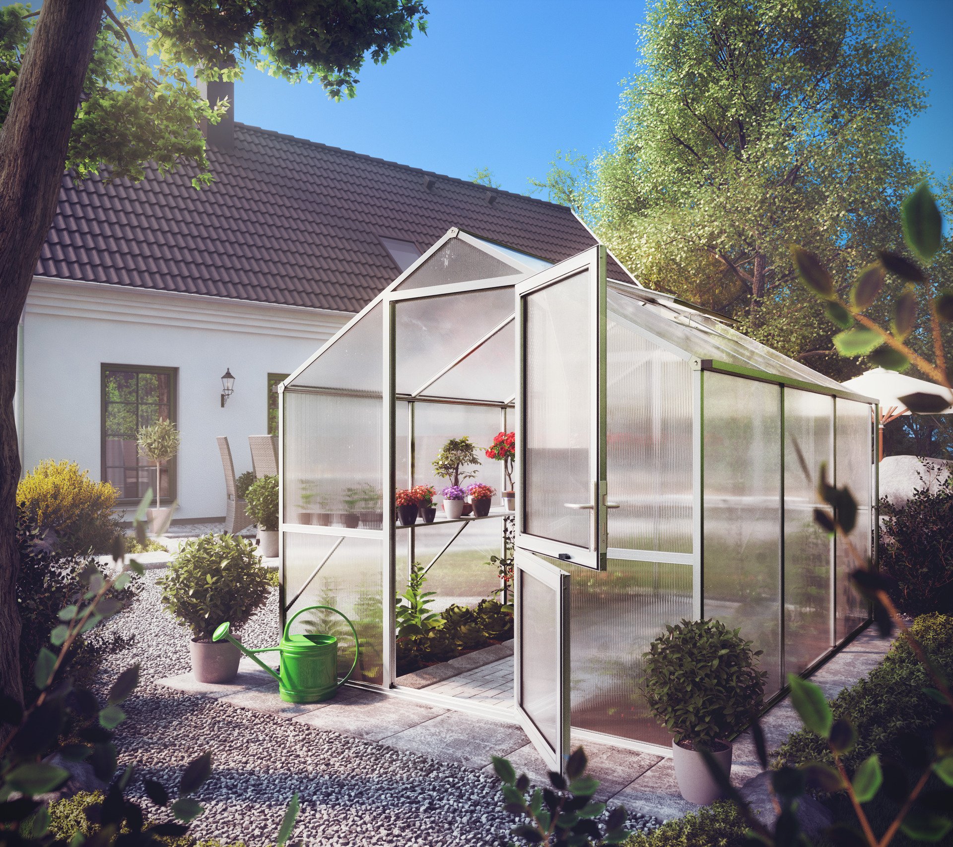 Gewächshaus Rose 1 Gewächshaus Rose