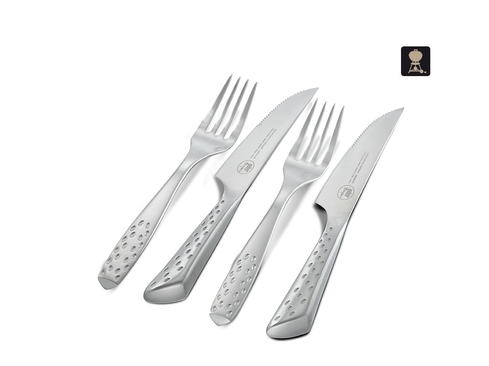Deluxe Steak-Set 4-teilig, Edelstahl 1 Deluxe Steak-Set 4-teilig, Edelstahl