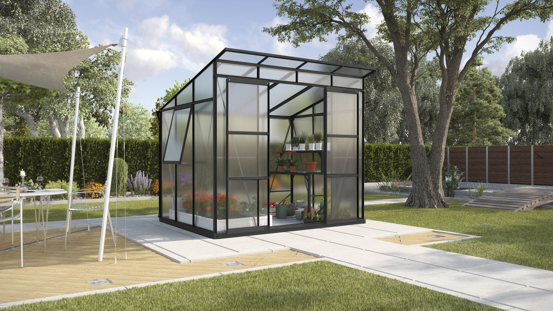 Gewächshaus Freya 5900 1 Gewächshaus Freya 5900