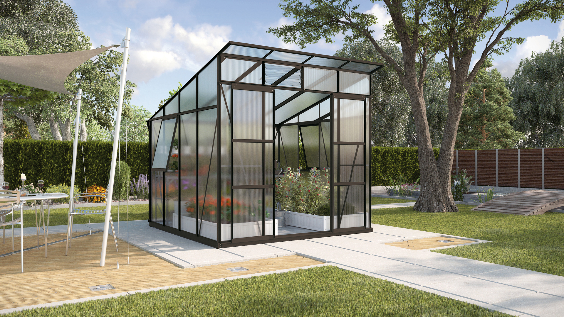 Gewächshaus Freya 7600 1 Gewächshaus Freya 7600