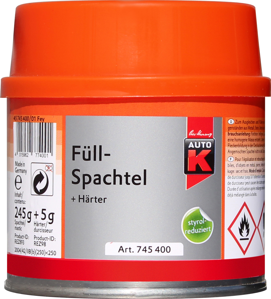 Auto-K FÜLLSPACHTEL 250G 1 Auto-K FÜLLSPACHTEL 250G