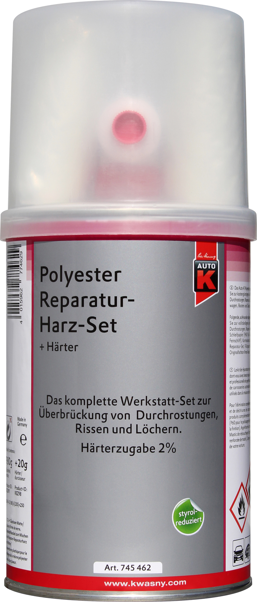 Auto-K POLYESTER-REPARATURHARZ-SET 1000g 1 Auto-K POLYESTER-REPARATURHARZ-SET 1000g