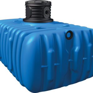 FLAT M Flachtank, blau Haus-Premium, begehbar