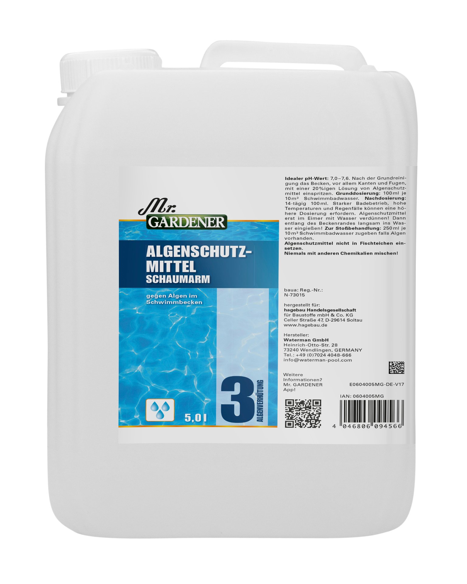 Algenschutzmittel 1 Algenschutzmittel