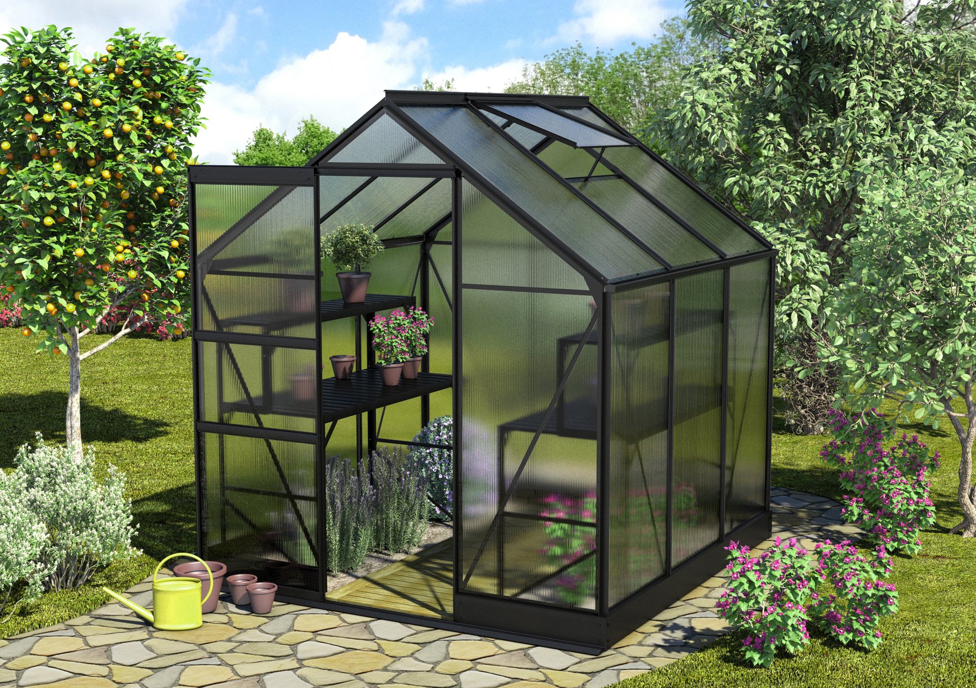 Gewächshaus Apollo 3800 1 Gewächshaus Apollo 3800