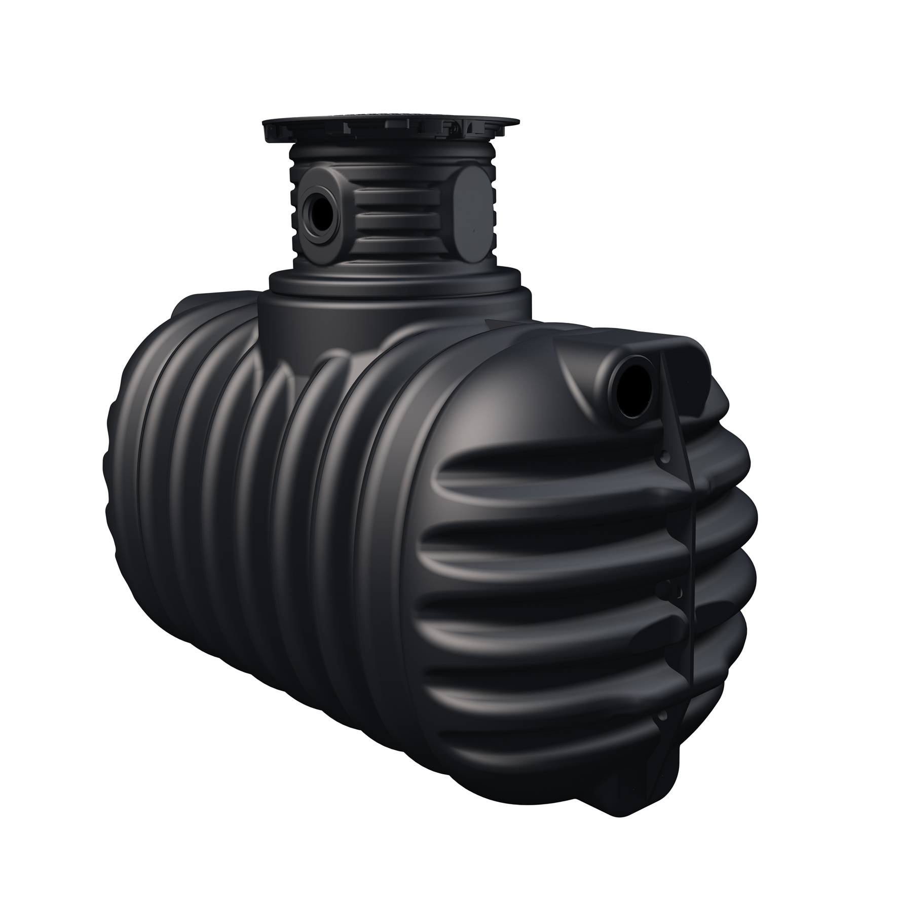 COMPACT Erdtank, schwarz, oval 1 COMPACT Erdtank, schwarz, oval