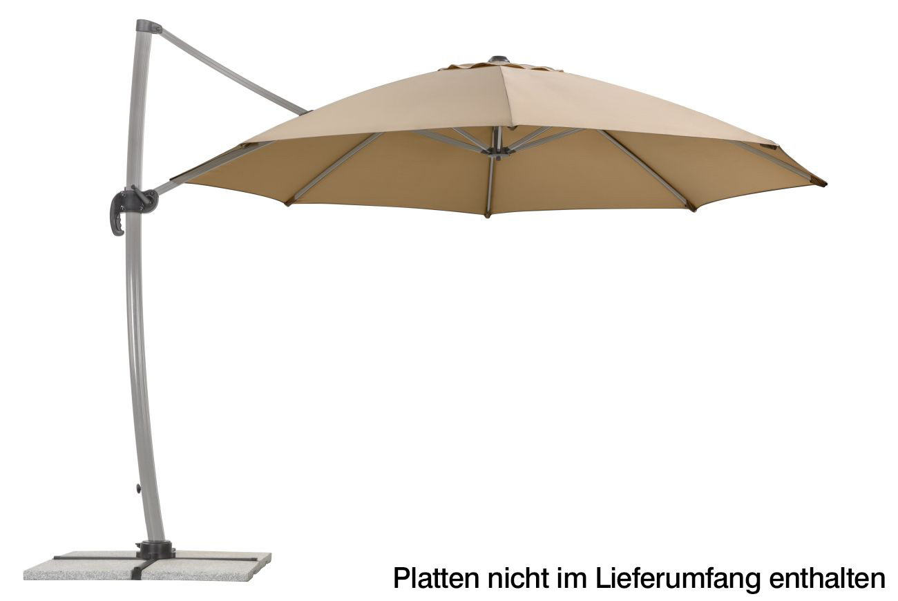 Ampelschirm Rhodos Rondo Ø 350/8cm 1 Ampelschirm Rhodos Rondo Ø 350/8cm
