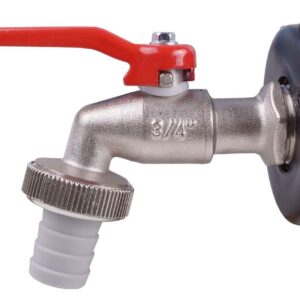 IBC-Auslaufhahn 3/4 Z, matt-chrom