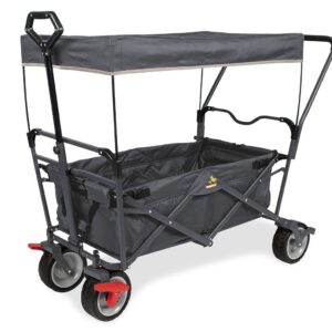 Klappbollerwagen 'Paddy' mit Bremse, anthrazit