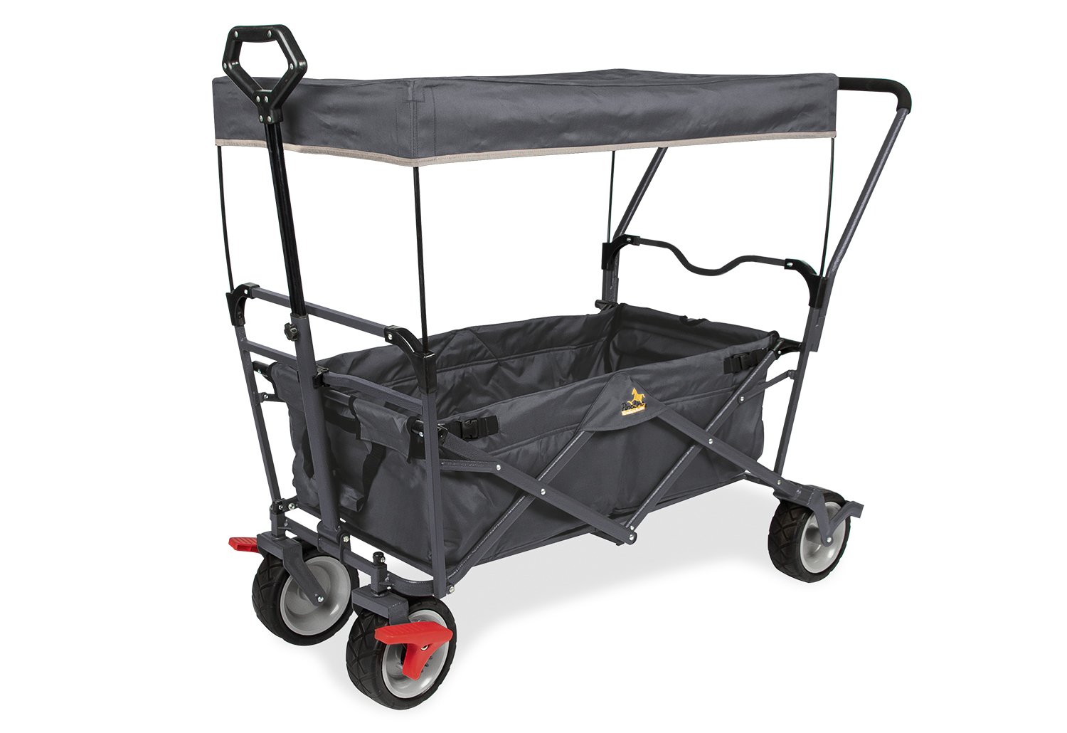 Klappbollerwagen 'Paddy' mit Bremse, anthrazit 1 Klappbollerwagen 'Paddy' mit Bremse, anthrazit