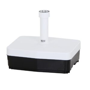 Schirmständer 45kg füllbar weiß