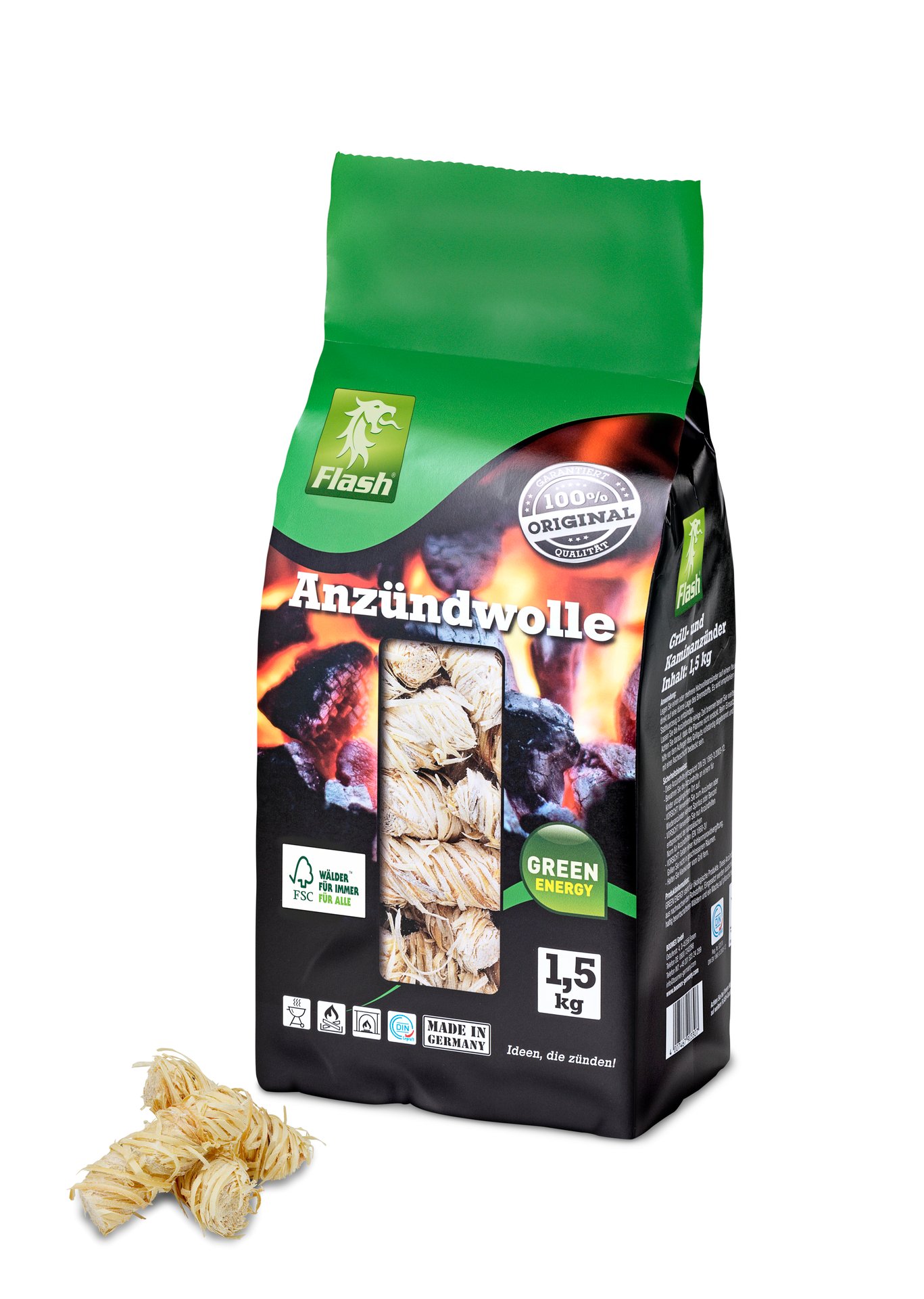 Anzündwolle 1,5kg 1 Anzündwolle 1,5kg