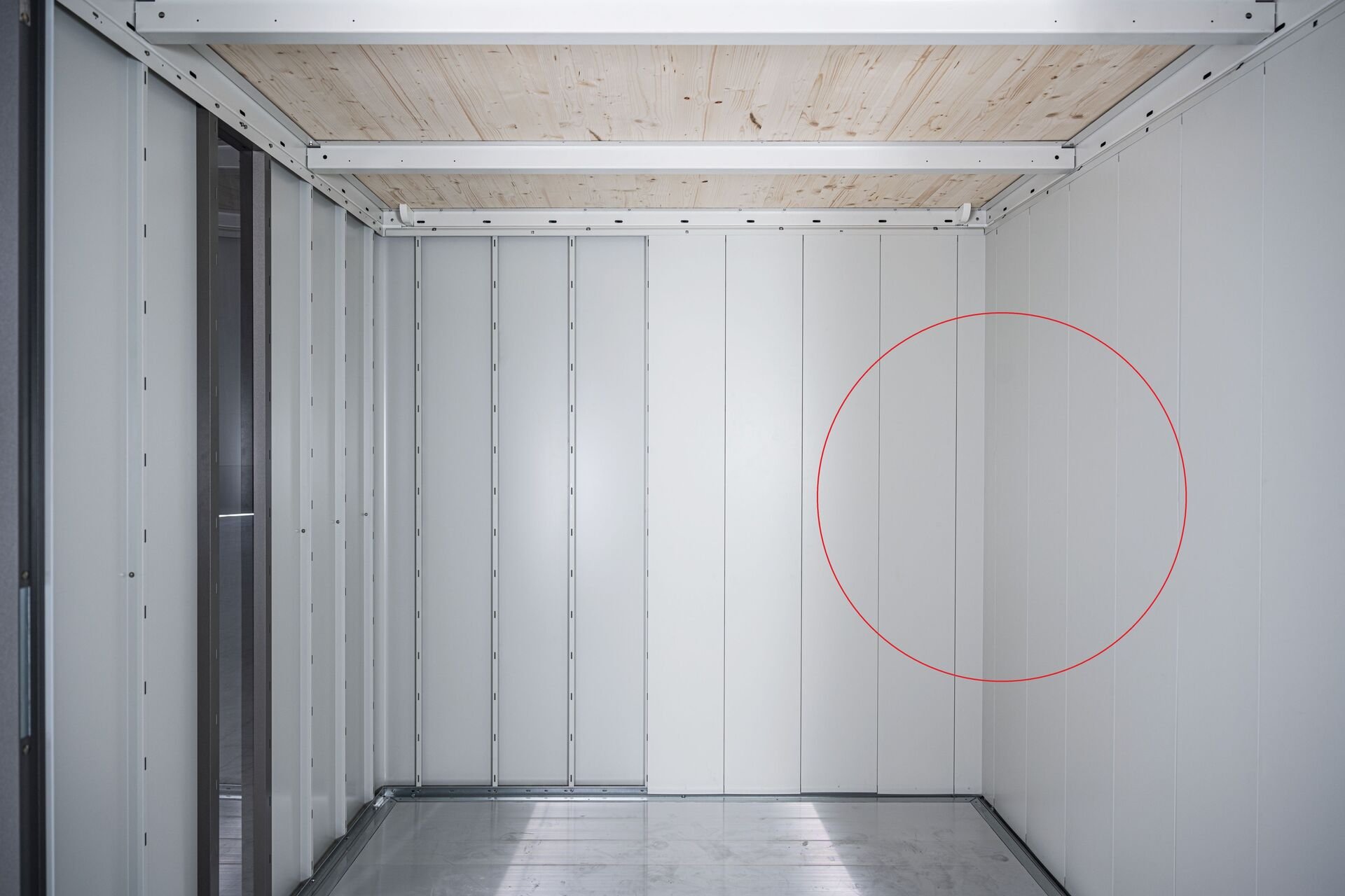 Innenverkleidung Gerätehaus Neo 1 Innenverkleidung Gerätehaus Neo