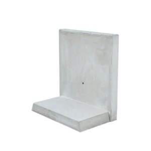 L-Stein bewehrt, 12cm, grau