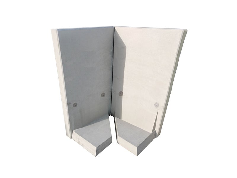 L-Stein-Ecke bewehrt, 90ø, Zweiteilig 1 L-Stein-Ecke bewehrt, 90ø, Zweiteilig