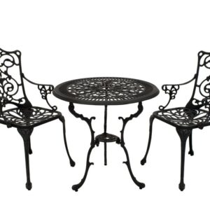 Bistroset Jugendstil, Aluguss