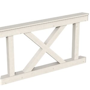 Brüstung Andreaskreuz Nice