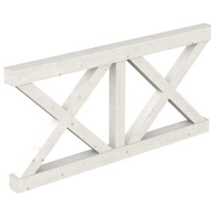 Brüstung Andreaskreuz