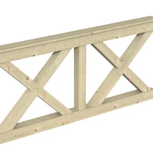 Brüstung Andreaskreuz Nancy