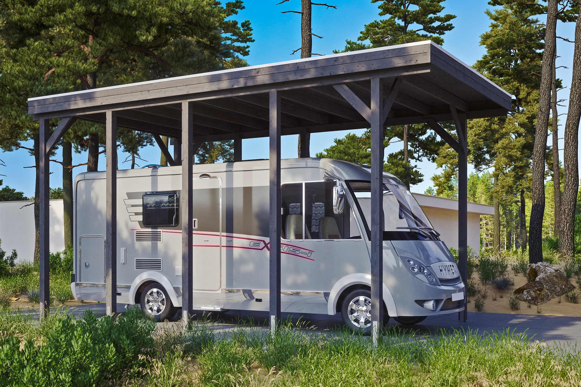 Caravan-Carport Friesland 1 Caravan-Carport Friesland