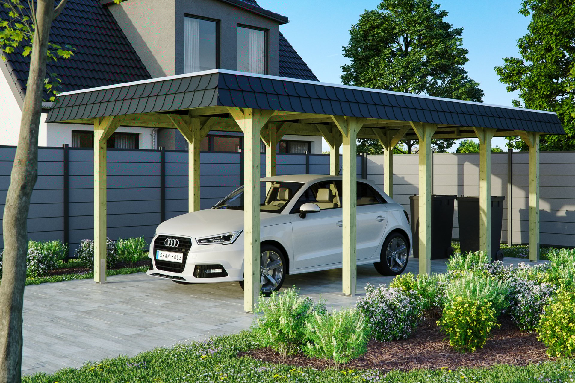 Carport Spreewald 1 Carport Spreewald