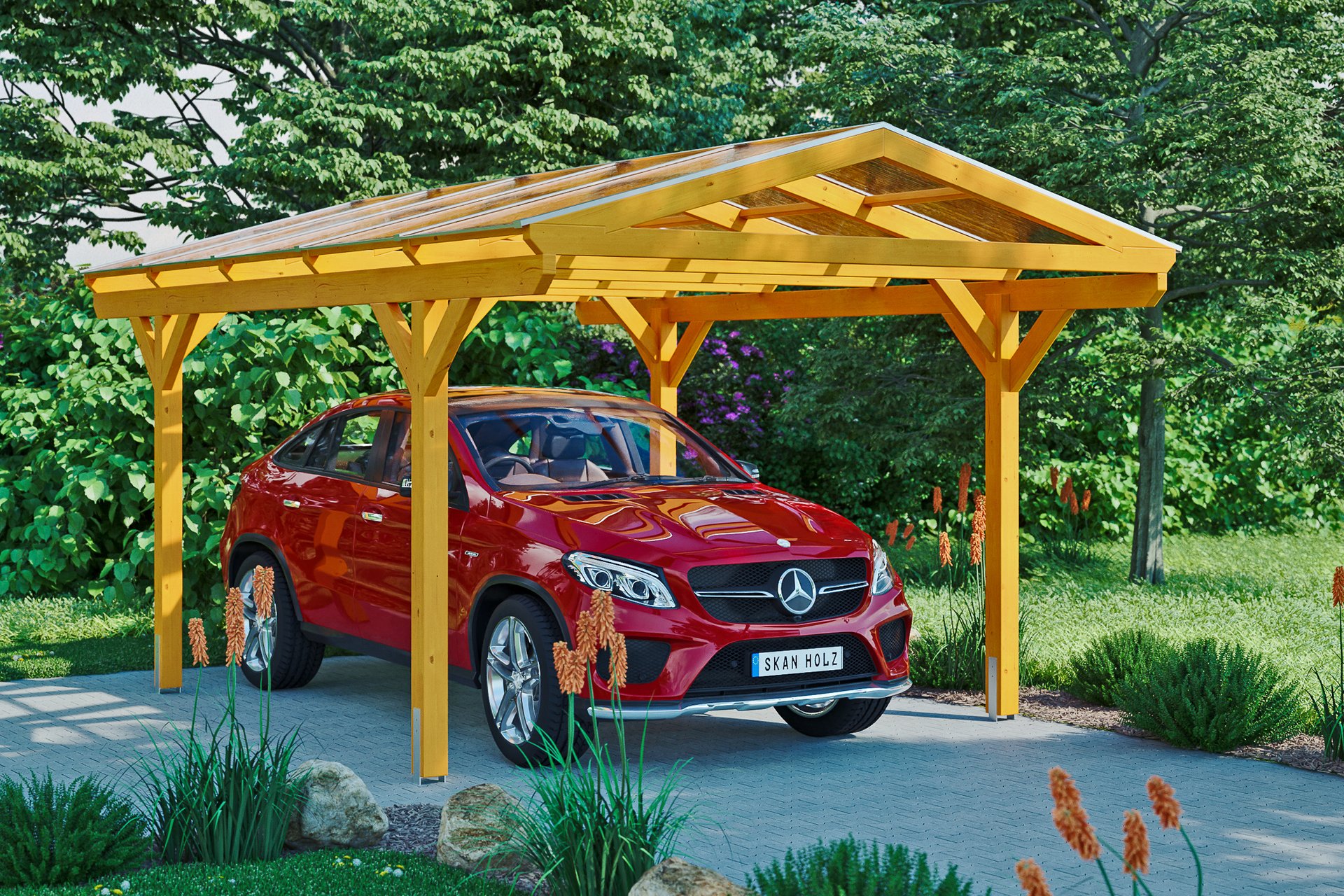 Carport Westerwald 1 Carport Westerwald