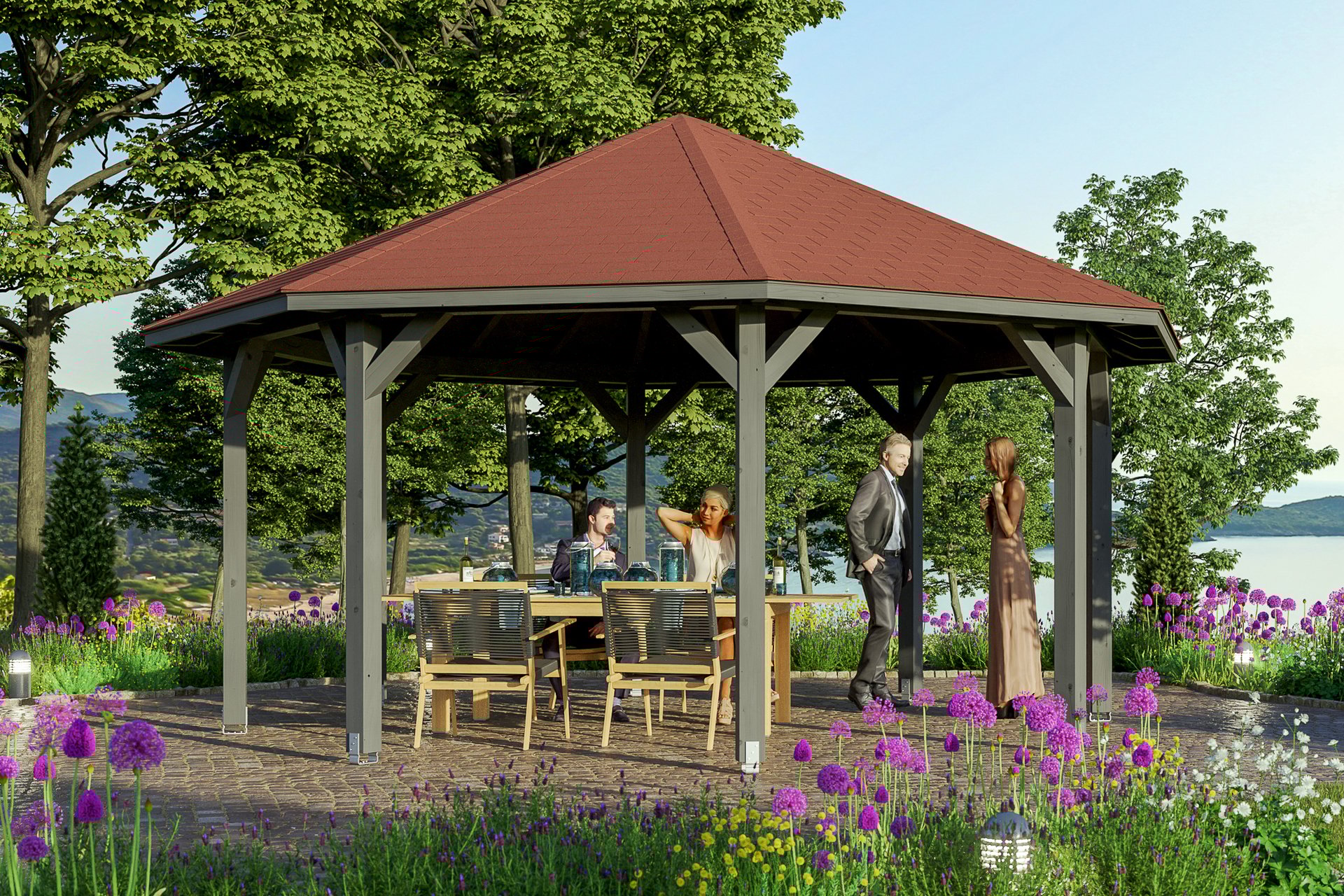 8-Eck Pavillon Nice 1 8-Eck Pavillon Nice