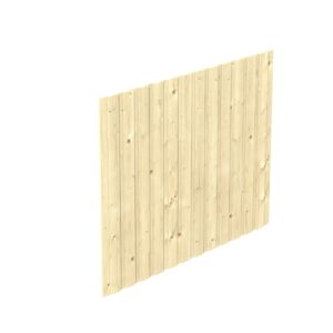 Seitenwand aus Deckeschalung 20x120mm Fichte