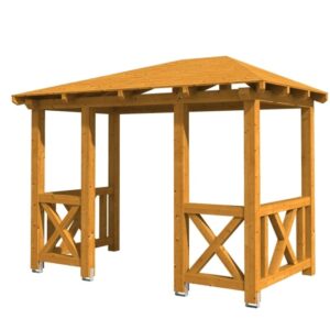 Vordach Wismar 7 Walmdach