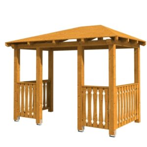 Vordach Wismar 8 Walmdach