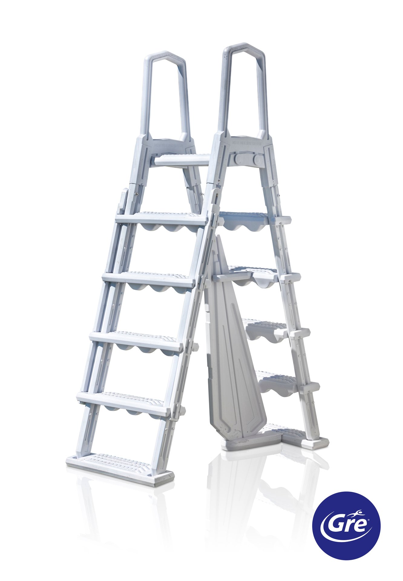 Blasgeformte Leiter für Aufstellpools 1 Blasgeformte Leiter für Aufstellpools